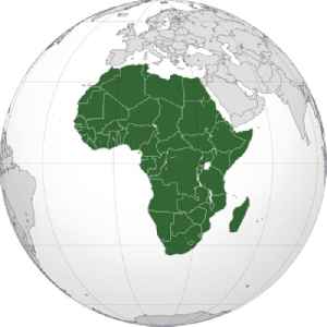 Africa: The second largest and second most-populous continent, mostly in the Northern and Eastern Hemispheres