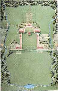 Campus: Land on which a college or university and related institutional buildings are situated