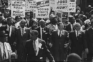 Civil rights movement: Social movement against institutionalized racism in the United States during the 20th century