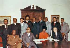 Congressional Black Caucus: Caucus comprising most African American members of the United States Congress