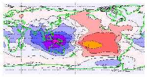 El Niño–Southern Oscillation: Irregularly periodic variation in winds and sea surface temperatures over the tropical eastern Pacific Ocean
