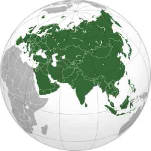 Eurasia: The combined continental landmass of Europe and Asia