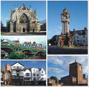 Exeter: City in the south west of England