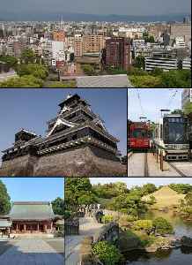 Kumamoto: Designated city in Kyushu, Japan
