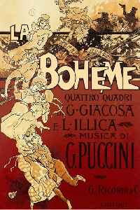 La bohème: 1896 opera by Giacomo Puccini