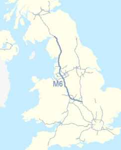 M6 motorway