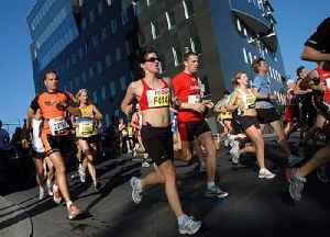 Marathon: Long-distance running event with an official distance of 42.195 kilometres
