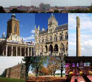 Northampton: County town of Northamptonshire, England