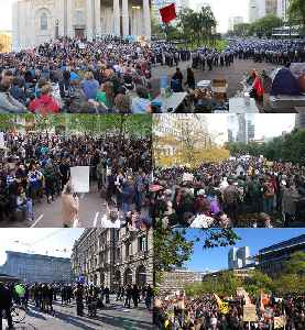 Occupy movement: International branch of the Occupy Wall Street movement that protests against social and economic inequality around the world