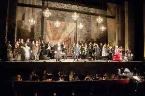Opera: Artform combining sung text and musical score in a theatrical setting