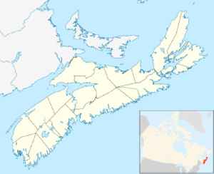 Portapique: Human settlement in Nova Scotia, Canada