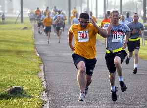 Racing: Competitive activity where the goal is to complete the course as fast as possible