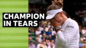 'Tough to watch' - champion Krejcikova battles tears