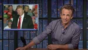 Trump Targets New Late Night Host ‘Deranged Lunatic’ Seth Meyers: ‘Probably Illegal!’