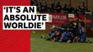 'Absolutely incredible' goal sends Buxton into second round