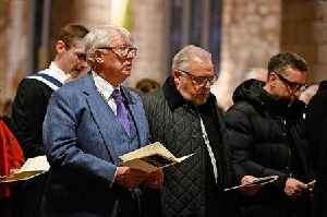 Sir Alex Ferguson among football greats to pay respects at Denis Law memorial service