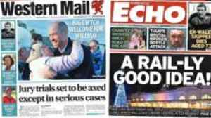 Jury trials to be axed and late night trains for valleys