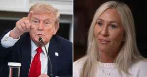 Donald Trump Slams Paramount for Airing '60 Minutes' Interview With 'Very Dumb' Marjorie Taylor Greene as He Demands Apology From Program