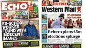 Ex-school worker had indecent images and Reform's £5m splurge