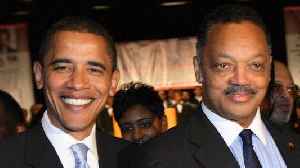 Barack Obama pays tribute to 'true giant' Jesse Jackson after Donald Trump swipe