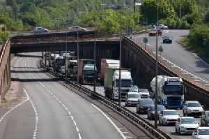 Live updates as smash on A50, A500 at a stop and queues growing on M6
