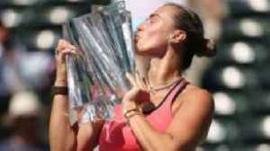 New puppy, getting engaged and a title - Sabalenka triumphs at Indian Wells