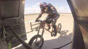 Man Aims To Set New Cycling Land Speed World Record and Nearly Dies in a 175-Mph Test Run