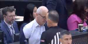 UConn Basketball Coach Goes Viral for Bizarre Interaction with Ref Following Miraculous Game-Winner: ‘Absolute Psycho’