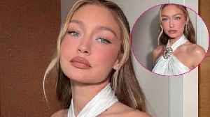 Gigi Hadid Exposes Her Nipples in Semi-Sheer White Gown: Photos