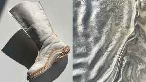 This shoe is made entirely from mushroom ‘brains’