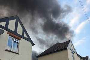 Huge plumes of smoke billow as fire breaks out in Lydney - updates