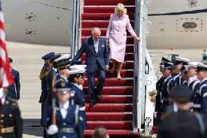 First pictures as King Charles and Queen Camilla land in US for historic state visit