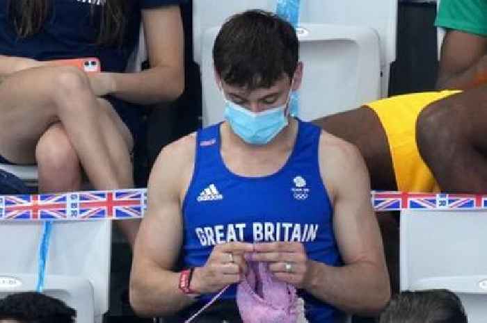 Piers Morgan implies Tom Daley 'doesn't care' as he's seen knitting at Olympics