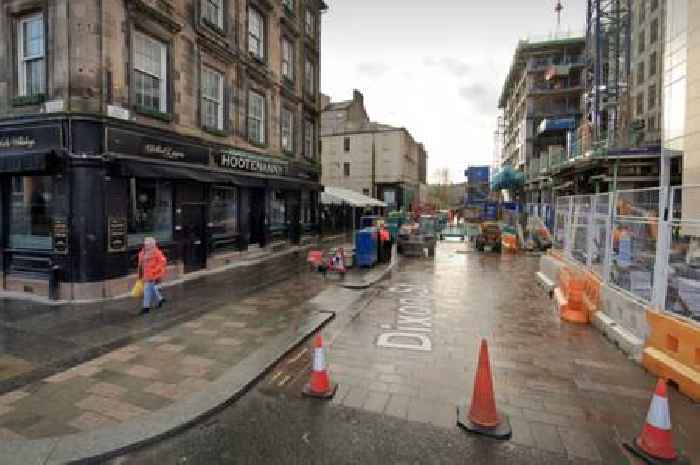 Glasgow pub cordoned off by cops as 'blood splattered across street'