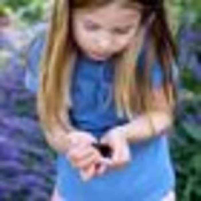William and Kate share picture of Charlotte taking part in Big Butterfly Count