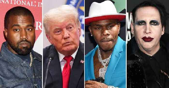Kanye West Asked Donald Trump To Join Him On Stage At Controversial Third 'Donda' Listening Party Alongside DaBaby, Marilyn Manson: Source