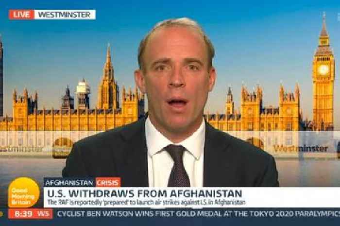 GMB host slams Dominic Raab for 'passing the buck' over Afghanistan withdrawal during fiery interview