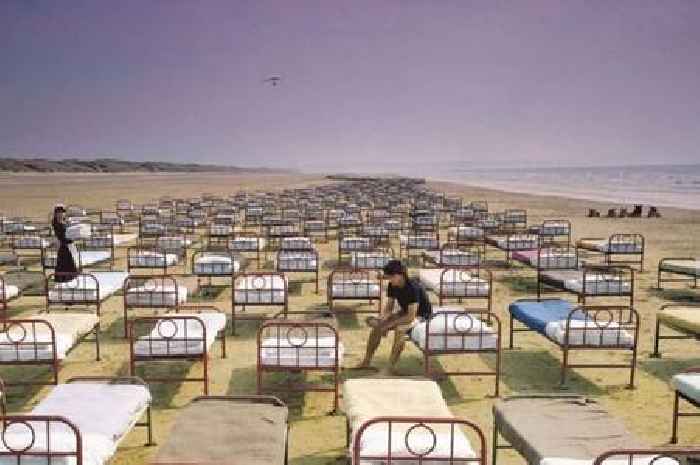 Iconic Pink Floyd shoot that saw 500 beds hauled onto Devon beach has been revisited