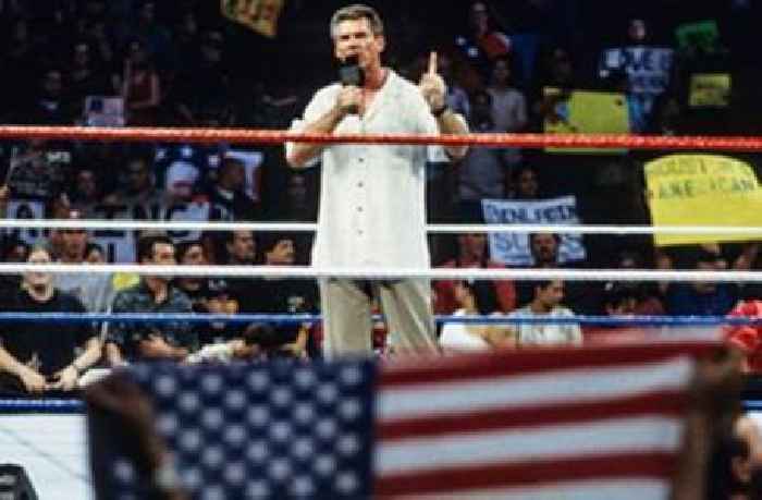
					Vince McMahon reflects on his powerfully patriotic speech: Never Forget: WWE Returns After 9/11 sneak peek
				