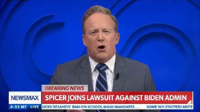 Newsmax’s Sean Spicer Vows to Sue Biden Over Military Academy Firing (Video)