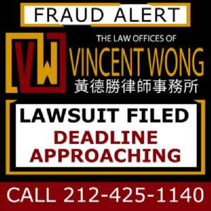 SHAREHOLDER ALERT: ARDX LIVE HNST: The Law Offices of Vincent Wong Reminds Investors of Important Class Action Deadlines