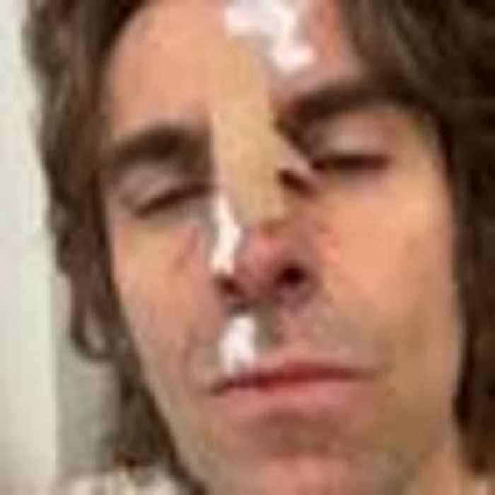 Liam Gallagher 'fell out the helicopter' after Isle Of Wight Festival