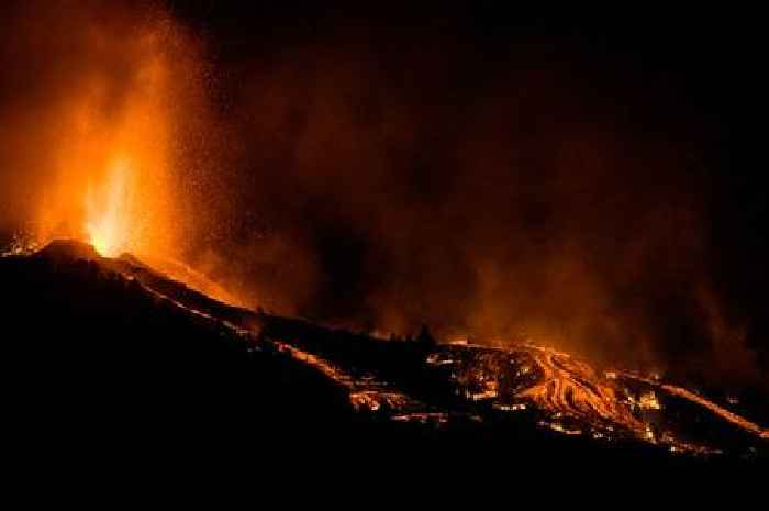 Lava destroys homes as volcano erupts on Spanish Atlantic island