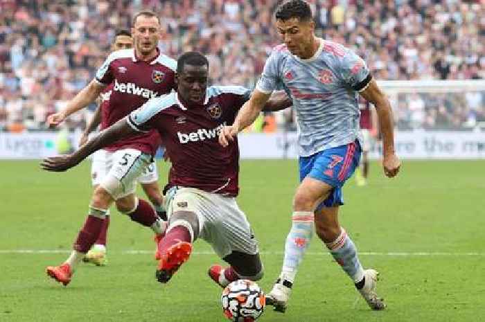 Kurt Zouma's West Ham home debut praised after battle with Manchester United's Cristiano Ronaldo