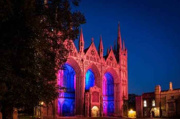 Moving reason Peterborough Cathedral to be lit up in pink and blue