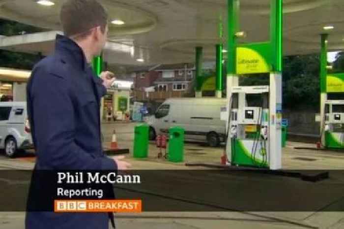 BBC Breakfast presenter Phil McCann goes viral for perfect name during petrol shortages report