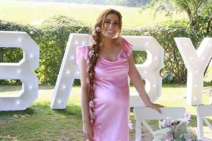 Stacey Solomon's birth imminent with baby girl 'desperate to get out'