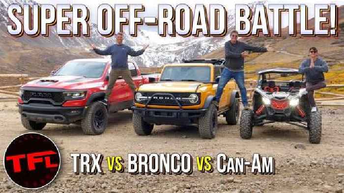 TRX, Bronco, Can-Am Maverick Go for Mountain-Pass Off-Roading Because They Can