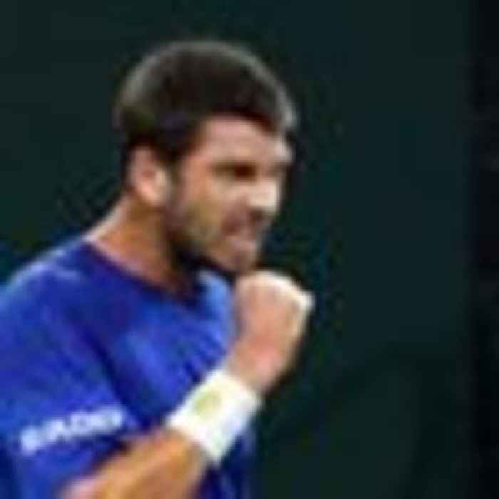 British tennis player Cameron Norrie beats Nikoloz Basilashvili in Indian Wells final