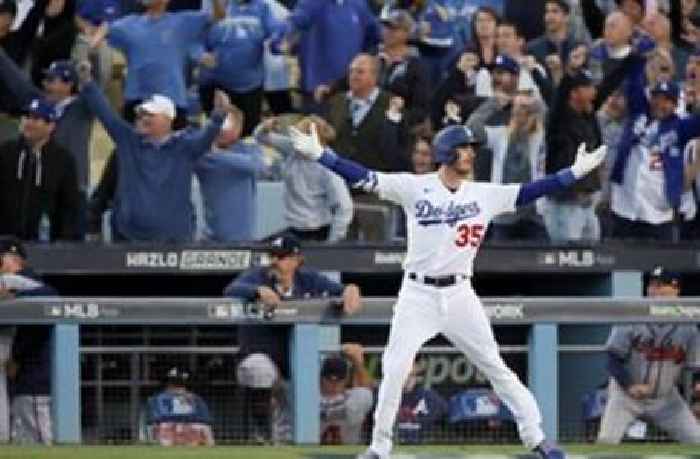 
					Cody Bellinger, Mookie Betts fuel four-run eighth inning in Dodgers’ comeback NLCS Game 3 win
				